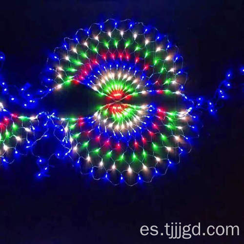 Linterna neta de pavo real led